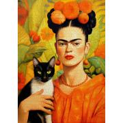 Puzzle Enjoy Frida Kahlo Und Ihre Katze 1000 Teile