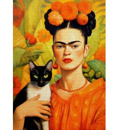 Puzzle Enjoy Frida Kahlo Und Ihre Katze 1000 Teile