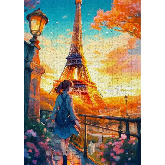 Puzzle Enjoy Pariser Fernweh 1000 Teile