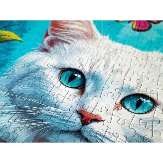 Puzzle Enjoy Weiße Katze 1000 Teile Puzzle Enjoy Weiße Katze 1000 Teile