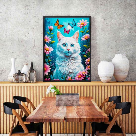 Puzzle Enjoy Weiße Katze 1000 Teile Puzzle Enjoy Weiße Katze 1000 Teile