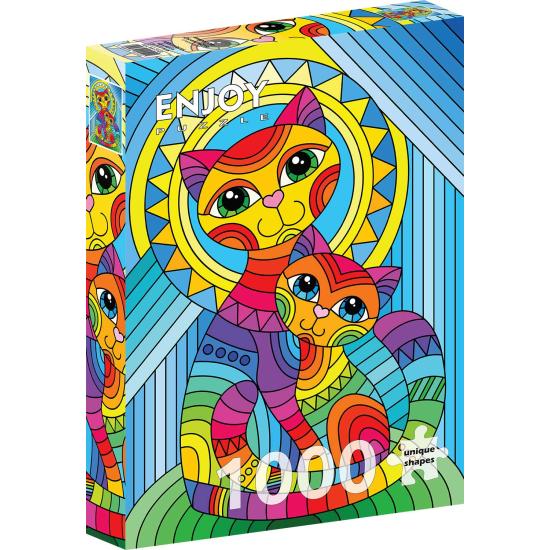 Puzzle „Enjoy Cat and Kitten Inseparable“, 1000 Teile