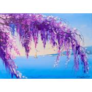 Puzzle Enjoy Wisteria by the Sea 1000 Teile