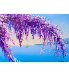 Puzzle Enjoy Wisteria by the Sea 1000 Teile