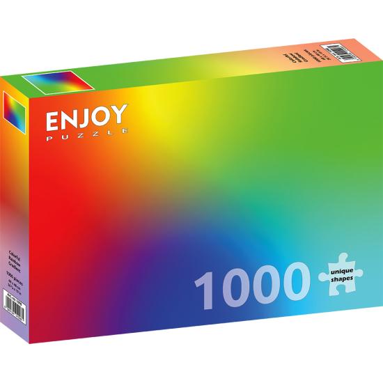 Puzzle „Enjoy Colorful Rainbow Gradient“ 1000 Teile