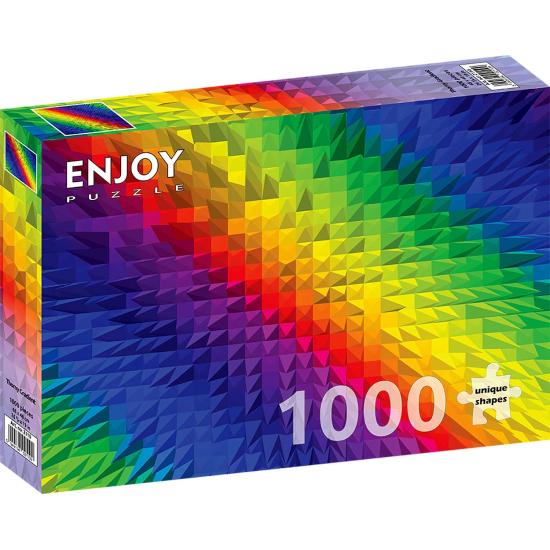 Genießen Sie das Prickly Gradient Puzzle mit 1000 Teilen