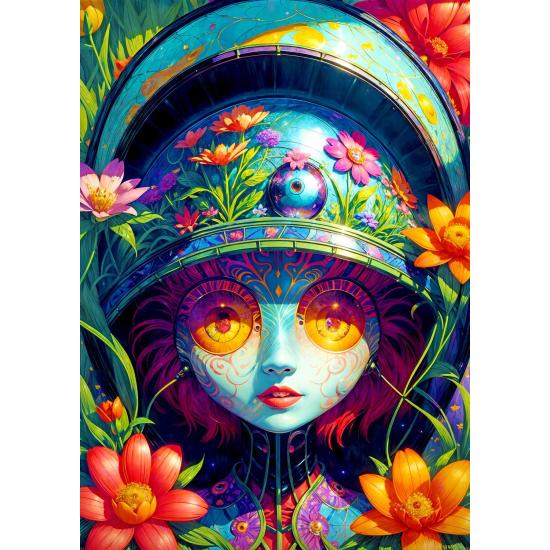Puzzle Enjoy Blumenkrieger 1000 Teile Puzzle Enjoy Blumenkrieger 1000 Teile
