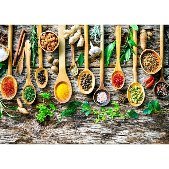 Genießen Sie das Kräuter- und Gewürzpuzzle mit 1000 Teilen