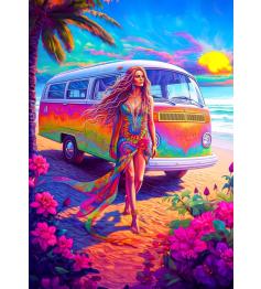 Puzzle Enjoy Hippie Im Herzen 1000 Teile
