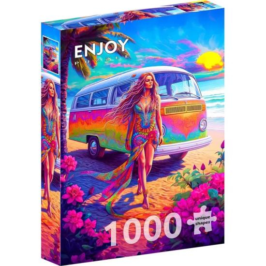 Puzzle Enjoy Hippie Im Herzen 1000 Teile