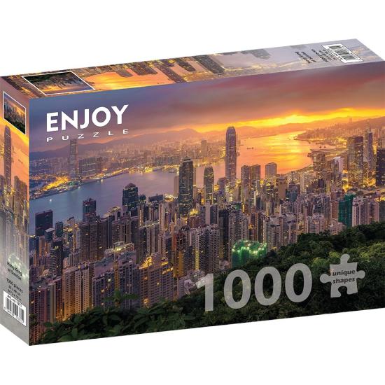 Puzzle „Genießen Sie Hongkong im Morgengrauen“ mit 1000 Teilen