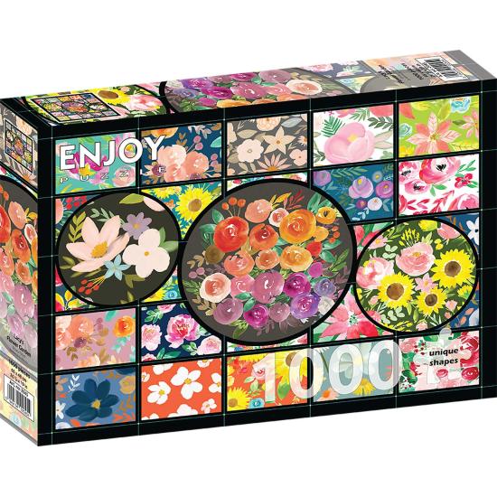 Genießen Sie Lacy's Blumengarten-Puzzle 1000 Teile