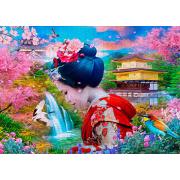 Puzzle Enjoy Geisha Garten 1000 Teile