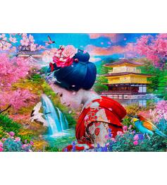 Puzzle Enjoy Geisha Garten 1000 Teile