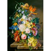 Puzzle Enjoy Vase mit Blumen und Trauben mit 1000 Teilen