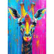 Puzzle Enjoy Gemalte Giraffe 1000 Teile