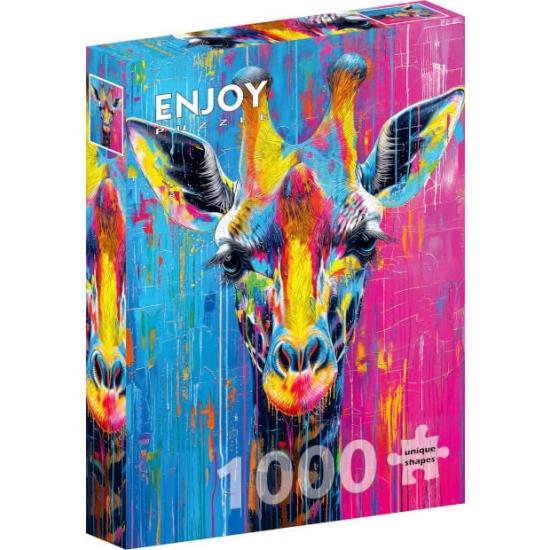 Puzzle Enjoy Gemalte Giraffe 1000 Teile