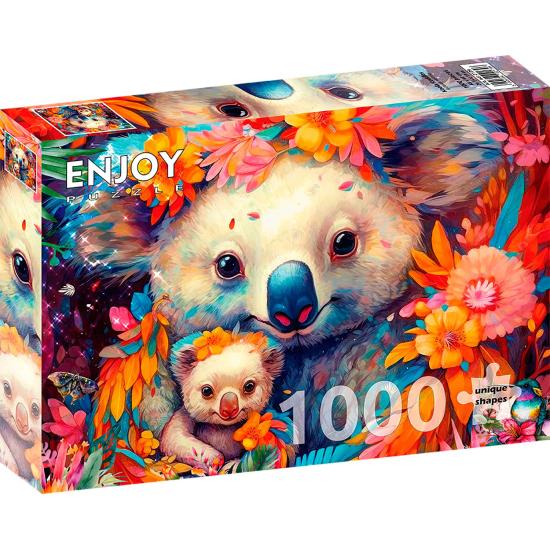 Puzzle Enjoy Koala-Umarmung 1000 Teile