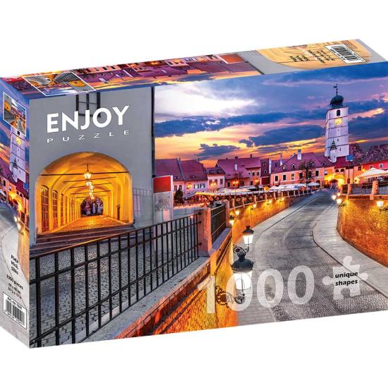 Puzzle „Genießen Sie den Glimmerplatz in Sibiu, Rumänien“ mit 10
