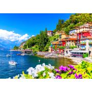 Genießen Sie das 1000-teilige Puzzle „Comer See, Italien“.