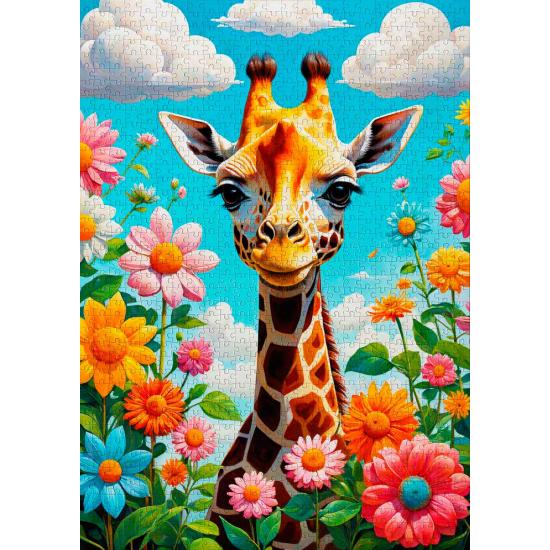 Puzzle Enjoy Süße Giraffe 1000 Teile