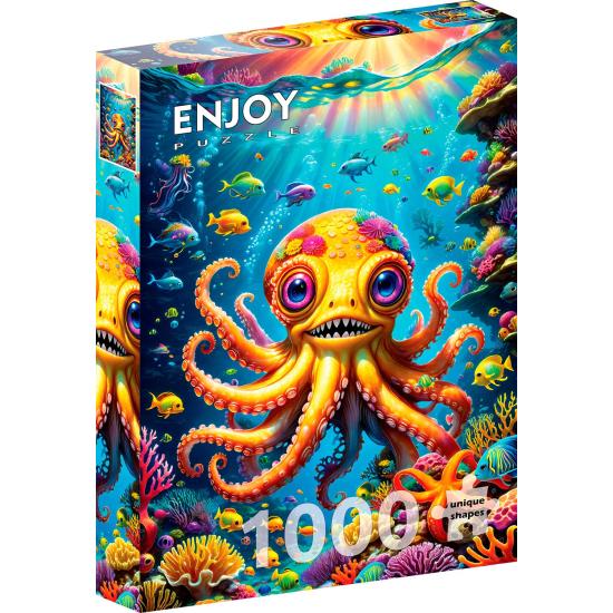 Puzzle Enjoy Süßer Tintenfisch 1000 Teile