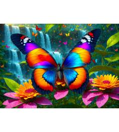 Puzzle Enjoy Schmetterling Im Wald 1000 Teile