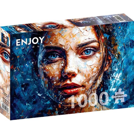 Puzzle Enjoy Eisiger Blick 1000 Teile