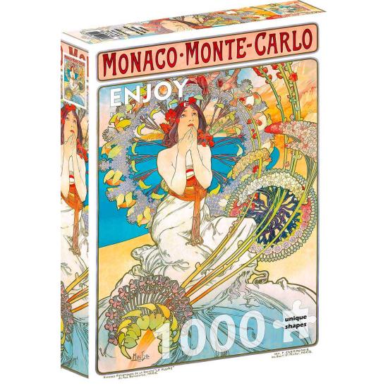 Genießen Sie das Monaco-Monte-Carlo-Puzzle mit 1000 Teilen