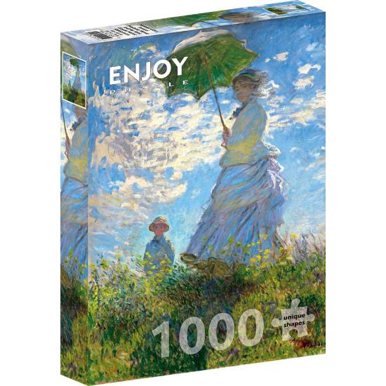 Puzzle Enjoy Frau mit Regenschirm 1000 Teile