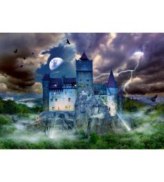 Puzzle Genießen Sie eine gruselige Nacht in Draculas Schloss von