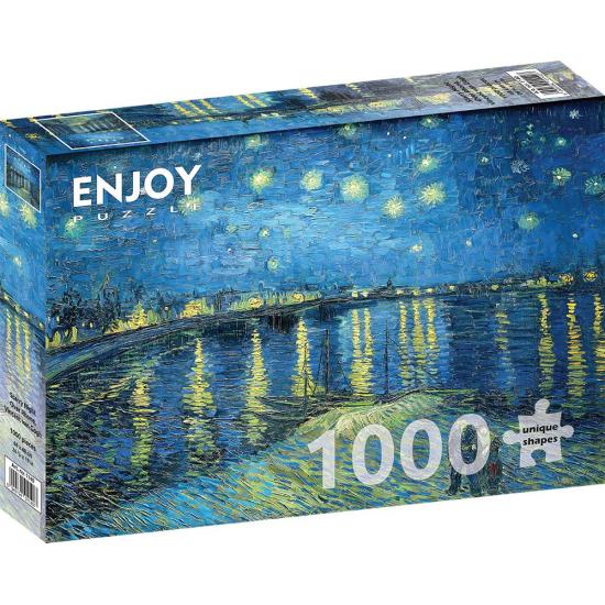 Puzzle Genießen Sie die Sternennacht über der Rhône mit 1000 Tei
