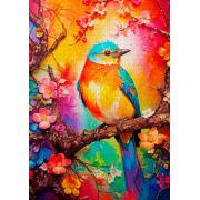 Puzzle Enjoy Bunter kleiner Vogel 1000 Teile