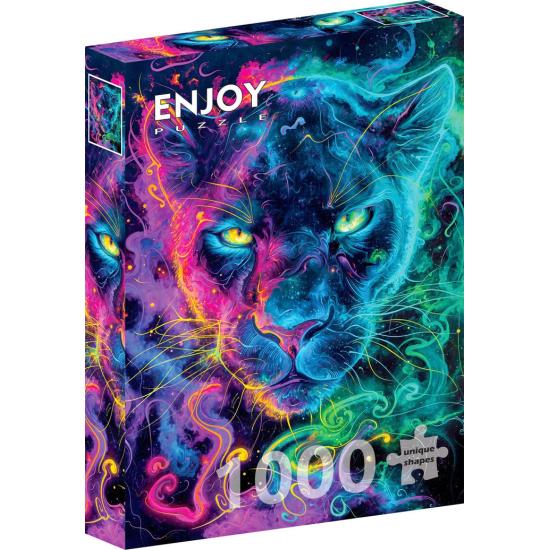 Puzzle Enjoy Neon Panther 1000 Teile