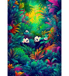 Puzzle Enjoy Panda-Paradies 1000 Teile