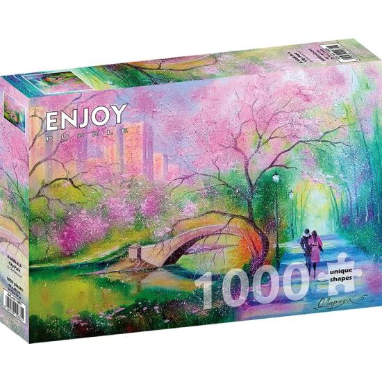 Puzzle „Spaziergang durch den Stadtpark“ mit 1000 Teilen Puzzle „Spaziergang durch den Stadtpark“ mit 1000 Teilen