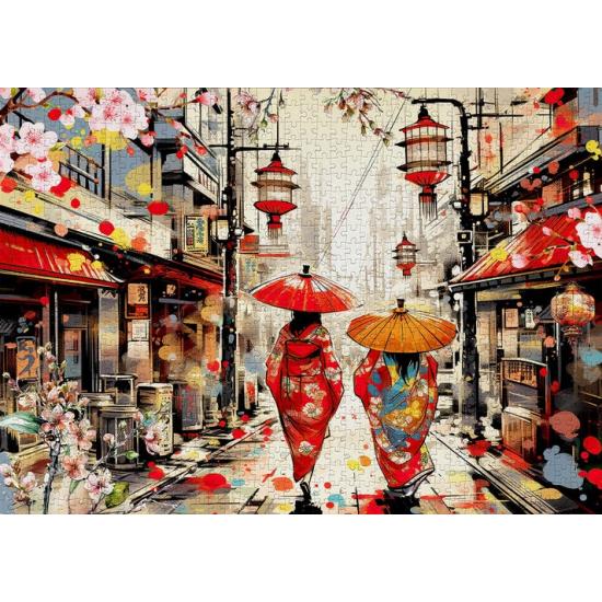 Puzzle Enjoy Tokio-Spaziergang 1000 Teile