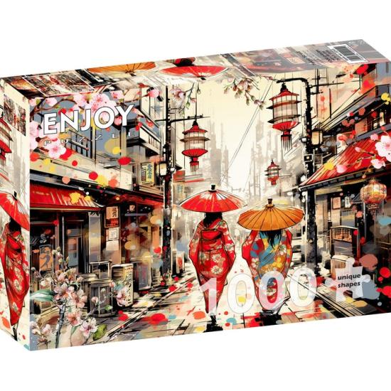 Puzzle Enjoy Tokio-Spaziergang 1000 Teile