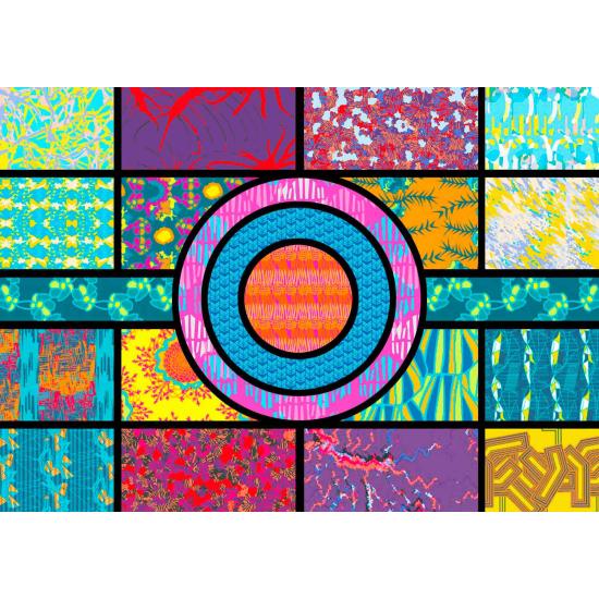 Puzzle Enjoy Designer Patterns 2 von 1000 Teilen