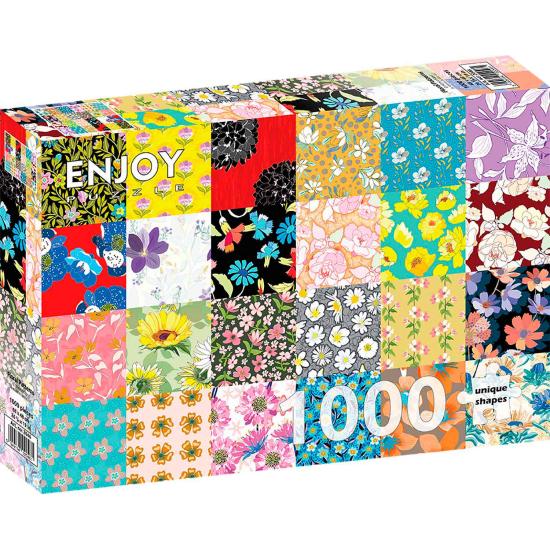 Puzzle „Genießen Sie Blumenmuster“ mit 1000 Teilen