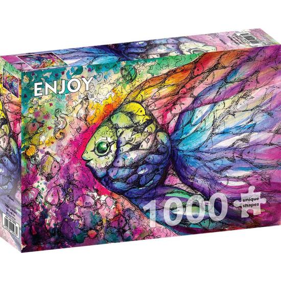Genießen Sie das Fisch-Puzzle mit 1000 Teilen
