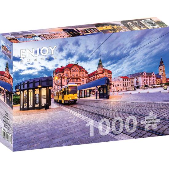 Puzzle Genießen Sie den Union Square in Oradea, Rumänien mit 100