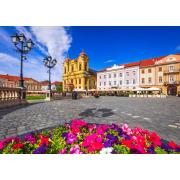 Puzzle Genießen Sie den Union Square in Timisoara, Rumänien mit