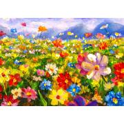 Puzzle „Genießen Sie eine bunte Blumenwiese“ mit 1000 Teilen