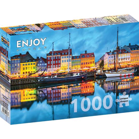 Viel Spaß beim Kopenhagener Alter Hafen-Puzzle mit 1000 Teilen Viel Spaß beim Kopenhagener Alter Hafen-Puzzle mit 1000 Teilen
