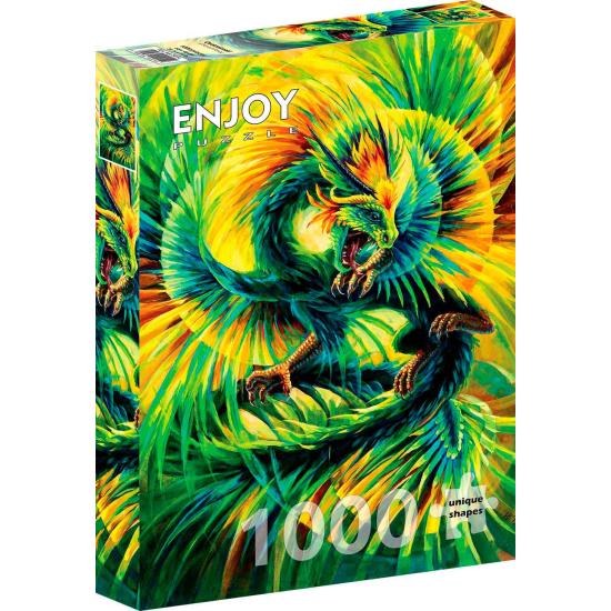 Genießen Sie das Quetzalcoatl-Puzzle mit 1000 Teilen