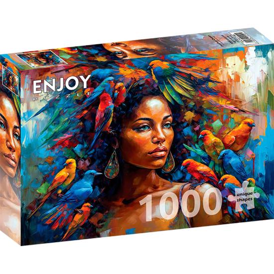 Puzzle Enjoy Federkönigin 1000 Teile