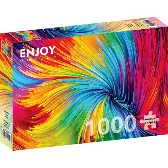 Puzzle „Enjoy Colorful Paint Swirl“ mit 1000 Teilen