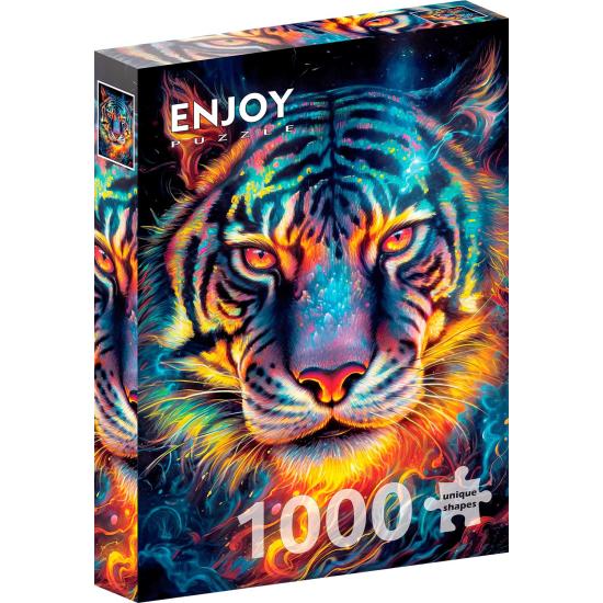 Puzzle Enjoy Tiger Widerstandsfähigkeit 1000 Teile