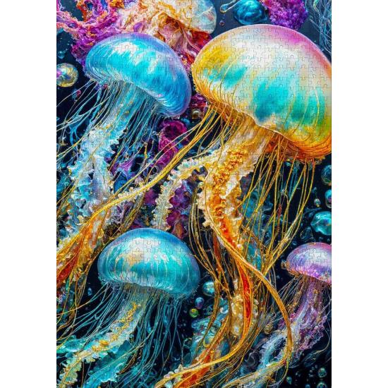 Puzzle Enjoy Quallenleuchten 1000 Teile